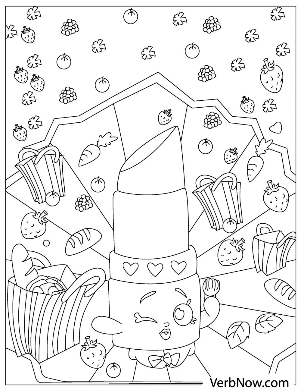Free SHOPKINS Coloring Pages For Download PDF 