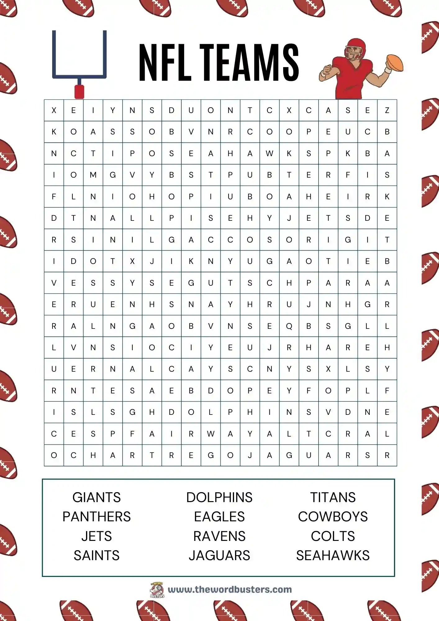  Free Sport Word Search Printables To Download In PDF