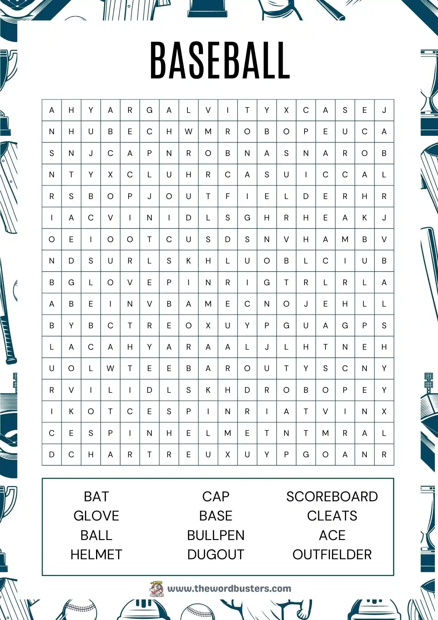  Free Sport Word Search Printables To Download In PDF