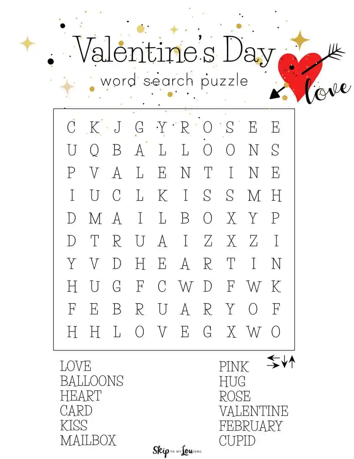 Free Printable Word Search For Kids