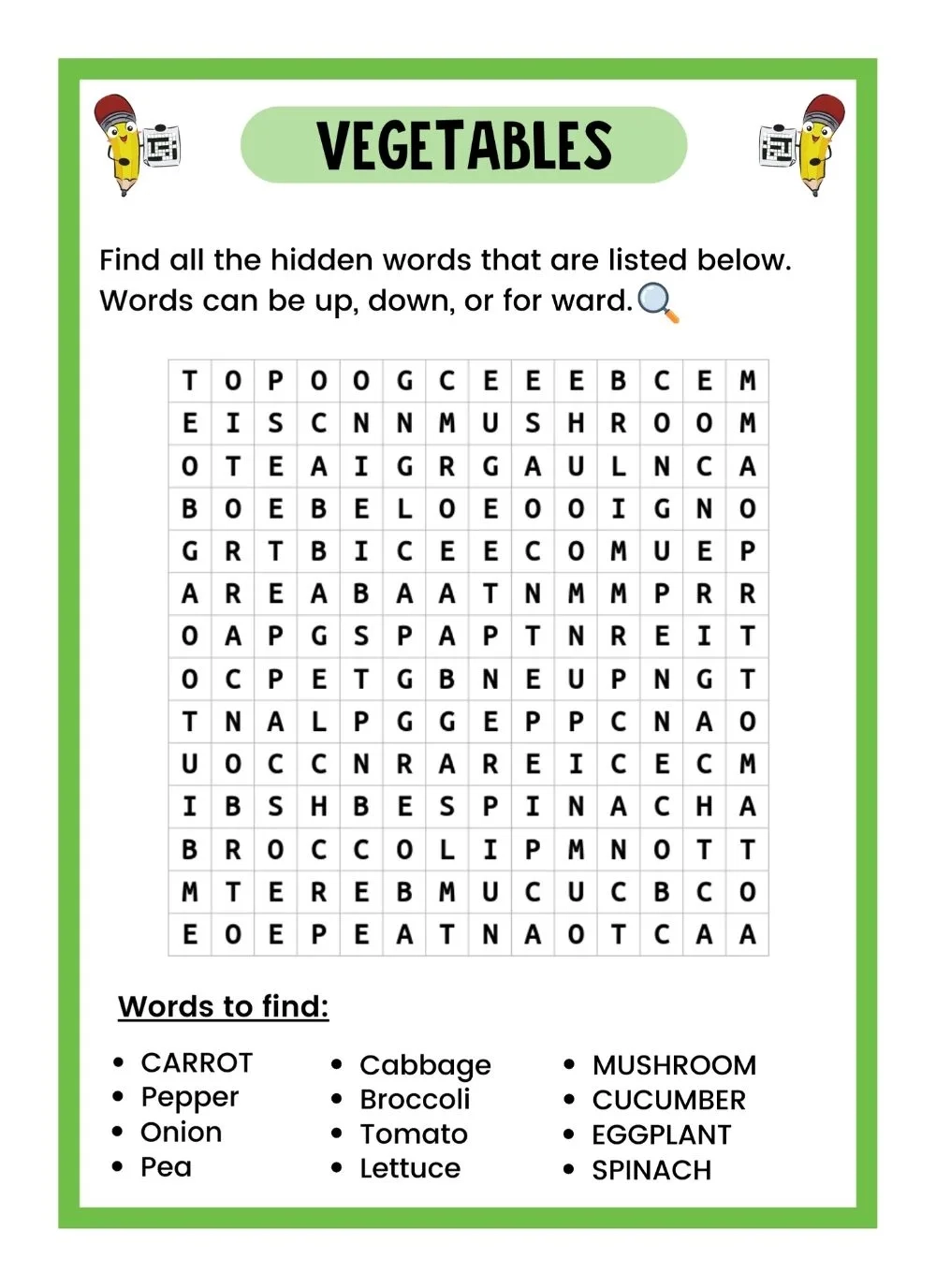 Free WORD SEARCH Puzzles For Download PDF And Print