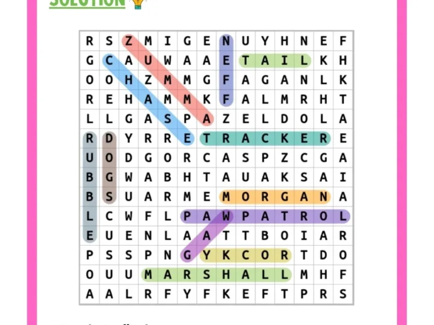 Free WORD SEARCH Puzzles For Download PDF And Print
