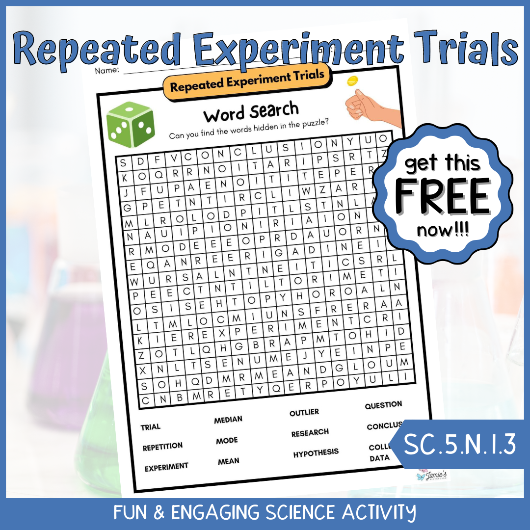 Science Word Search Puzzles Printable
