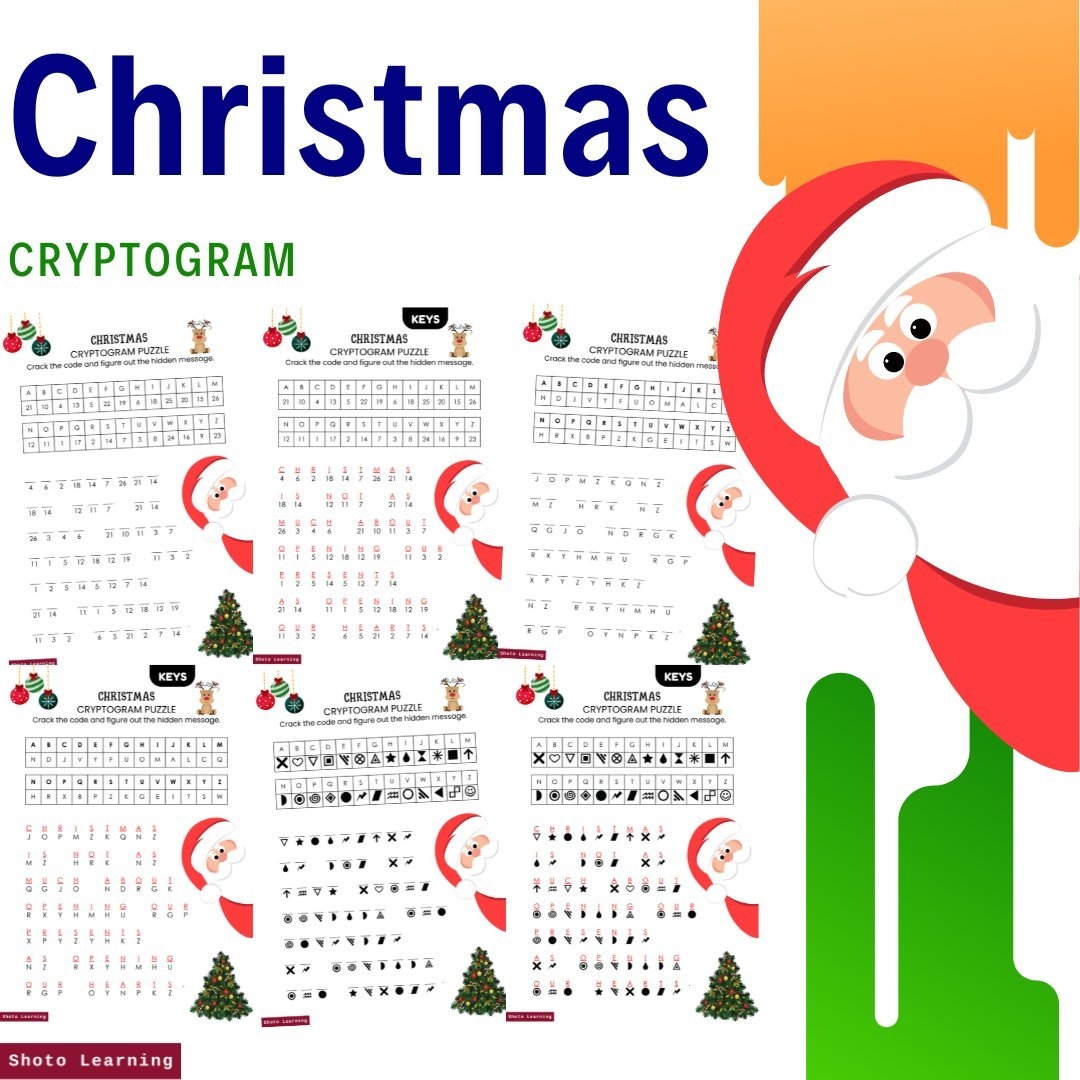 Fun Christmas Fill in the Blank Worksheets For Kids Classrooms