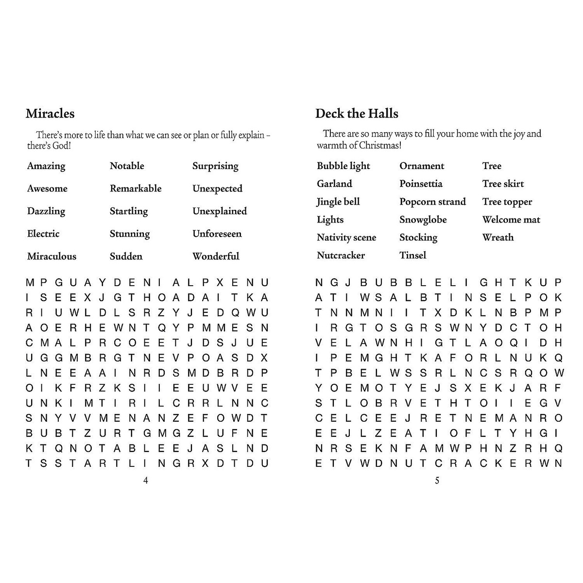 Fun Express Religious Large Print Christmas Word Search Activity Book EBay