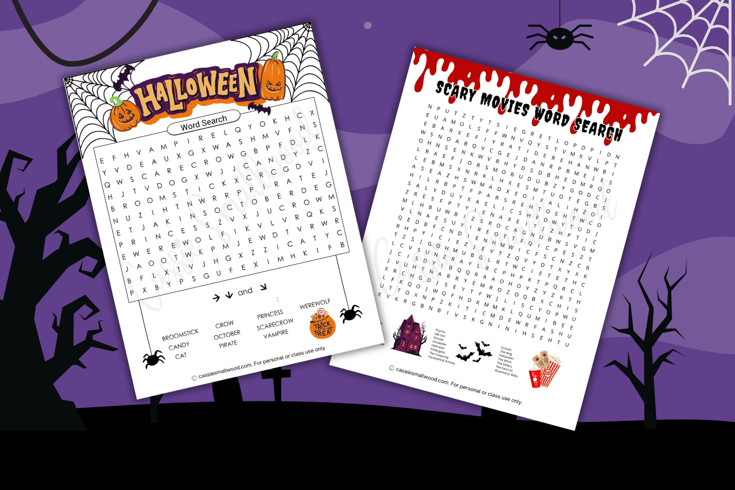 FUN Free Printable Halloween Word Searches Cassie Smallwood
