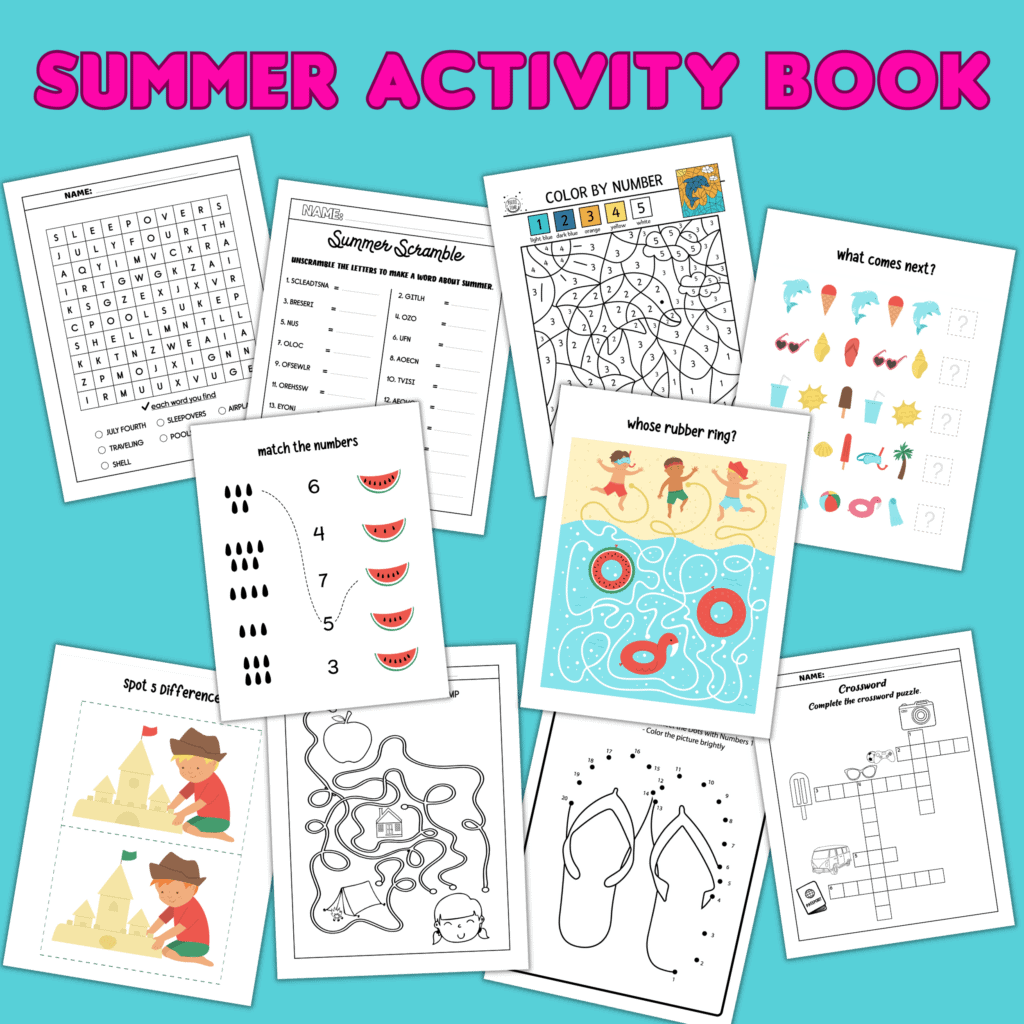 Fun Summer Word Search Printables FREE Cassie Smallwood