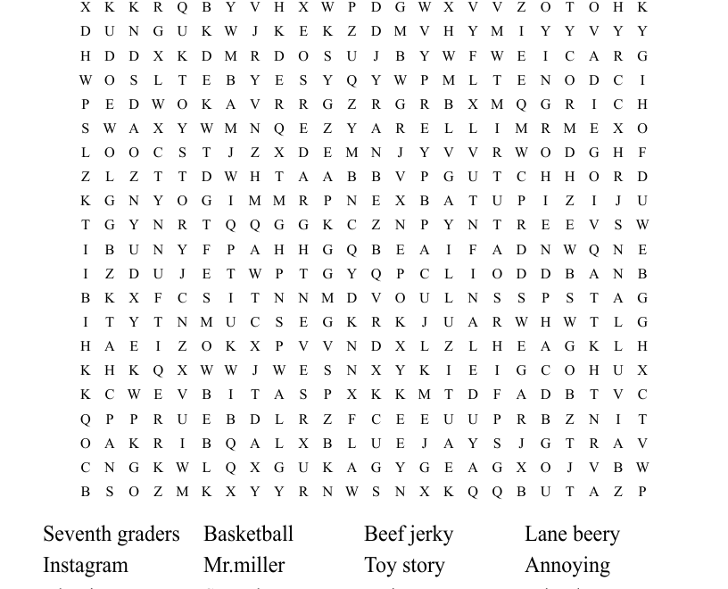 Fun Times Word Search WordMint