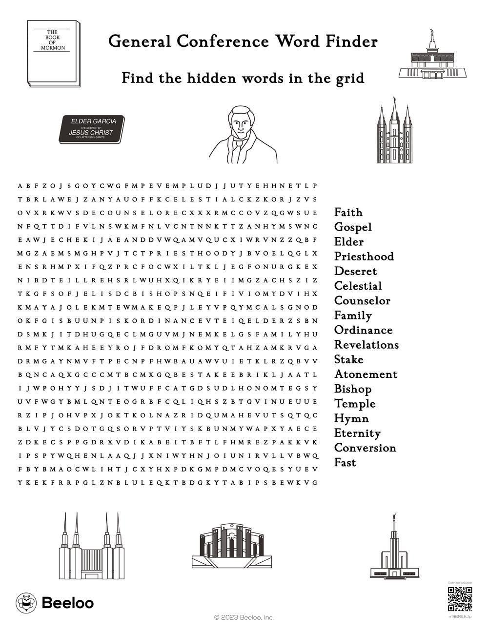 Printable Lds Word Searches