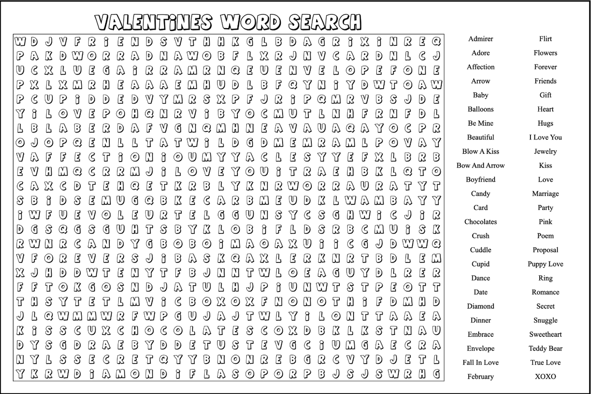 Printable Difficult Word Search
