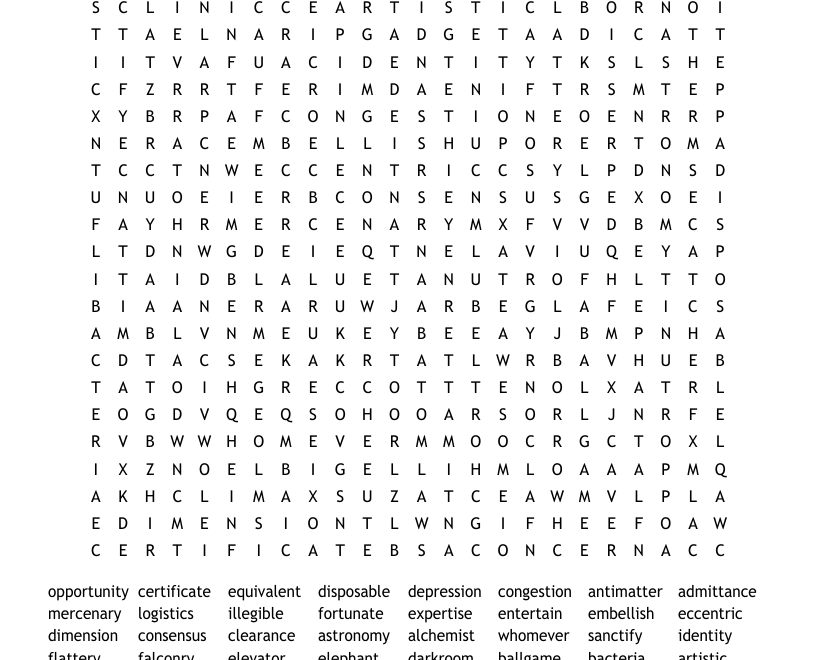 Giant Word Search WordMint