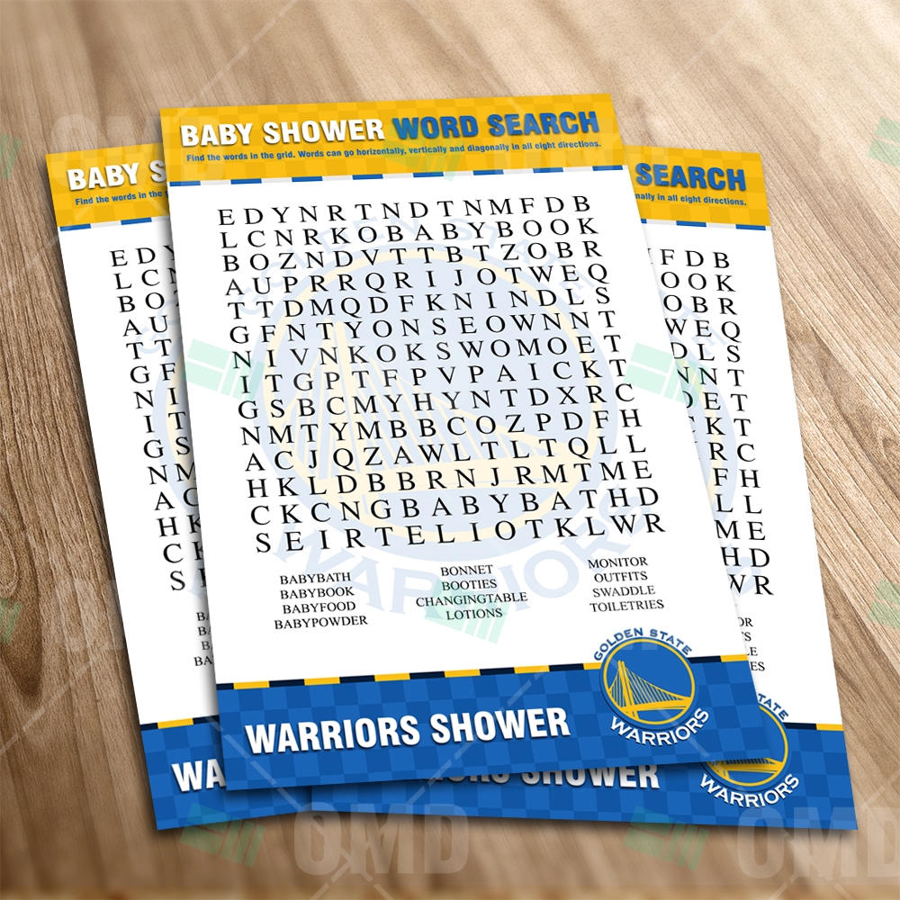 Golden State Word Search Free Printable