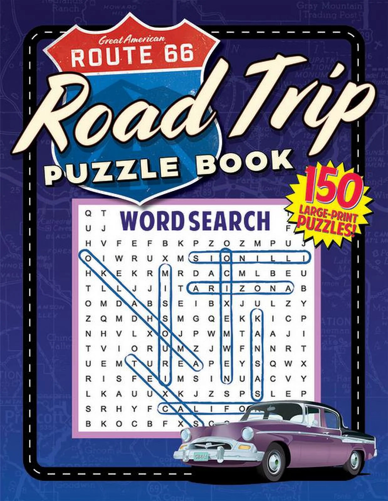 Grab A Pencil Press The Great American Route 66 Puzzle Book Paperback Walmart
