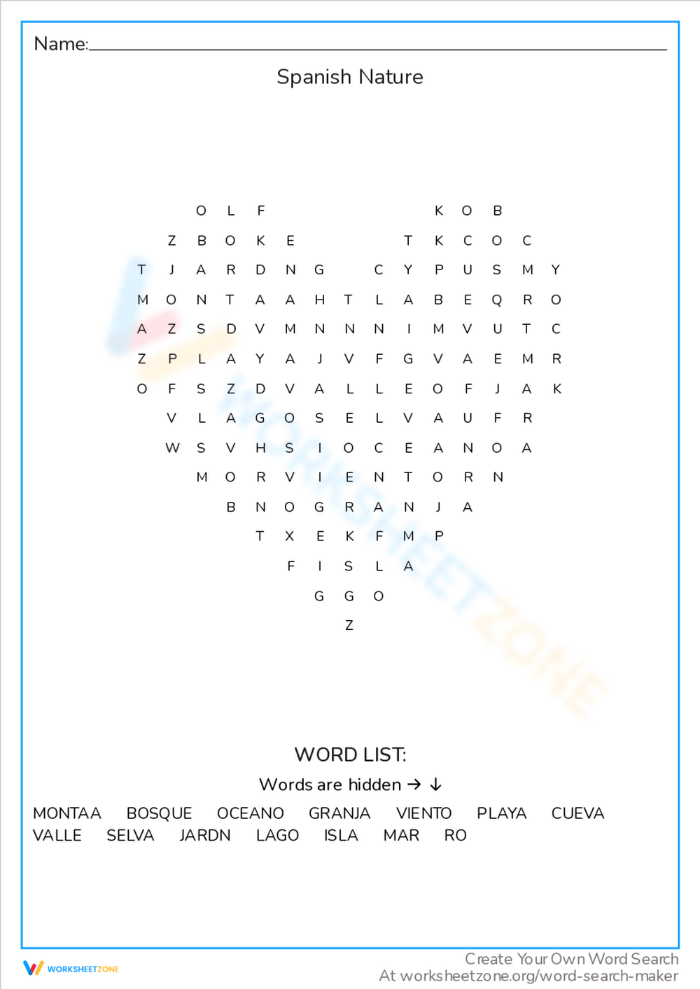 Grade 9 Word Search Worksheets Printable