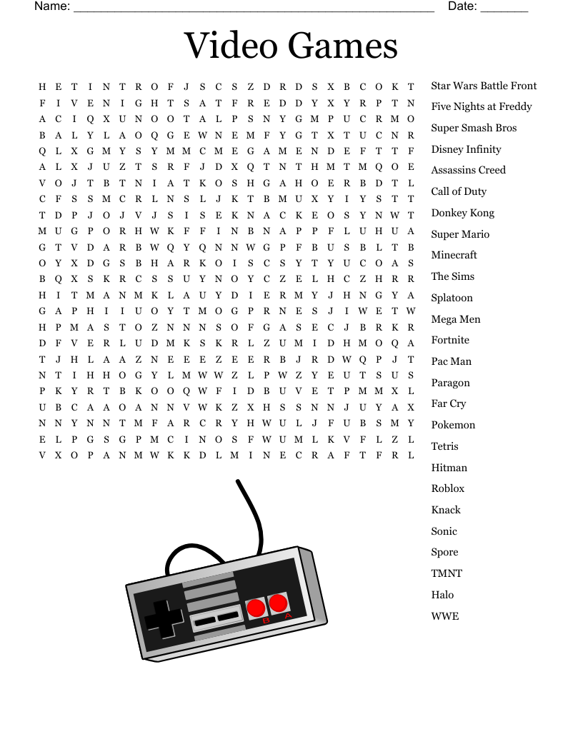 Halo Word Search WordMint