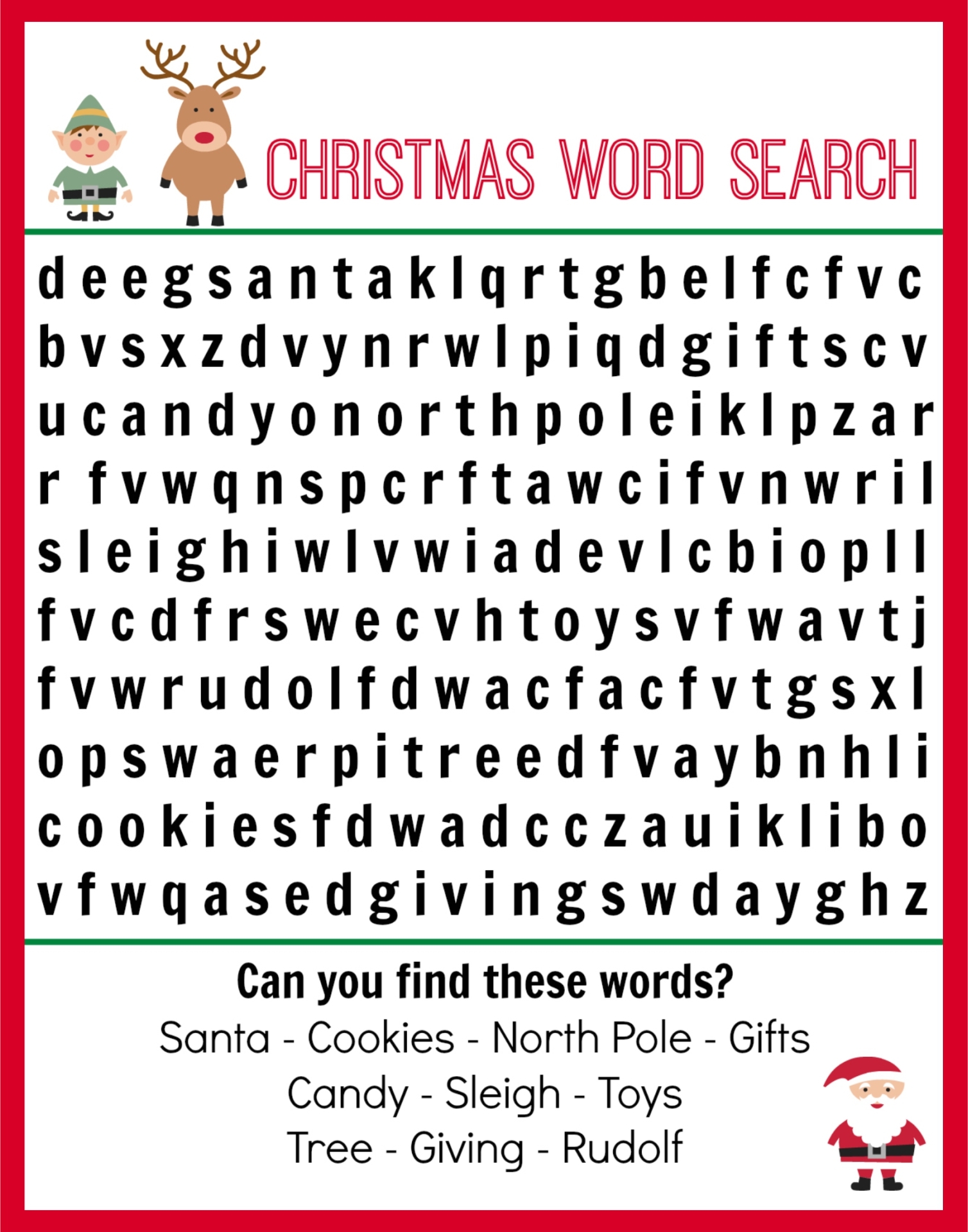 Hard Christmas Word Search 12 Free PDF Printables Printablee