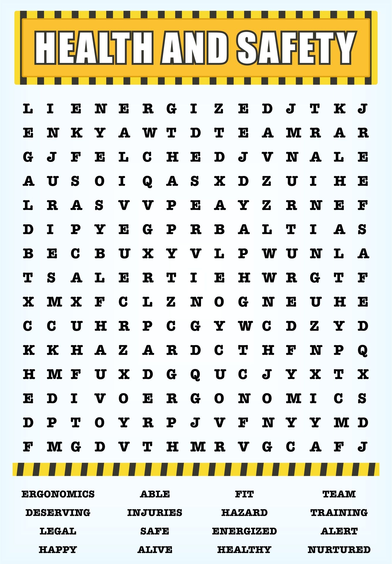 Health Word Search Puzzles 10 Free PDF Printables Printablee