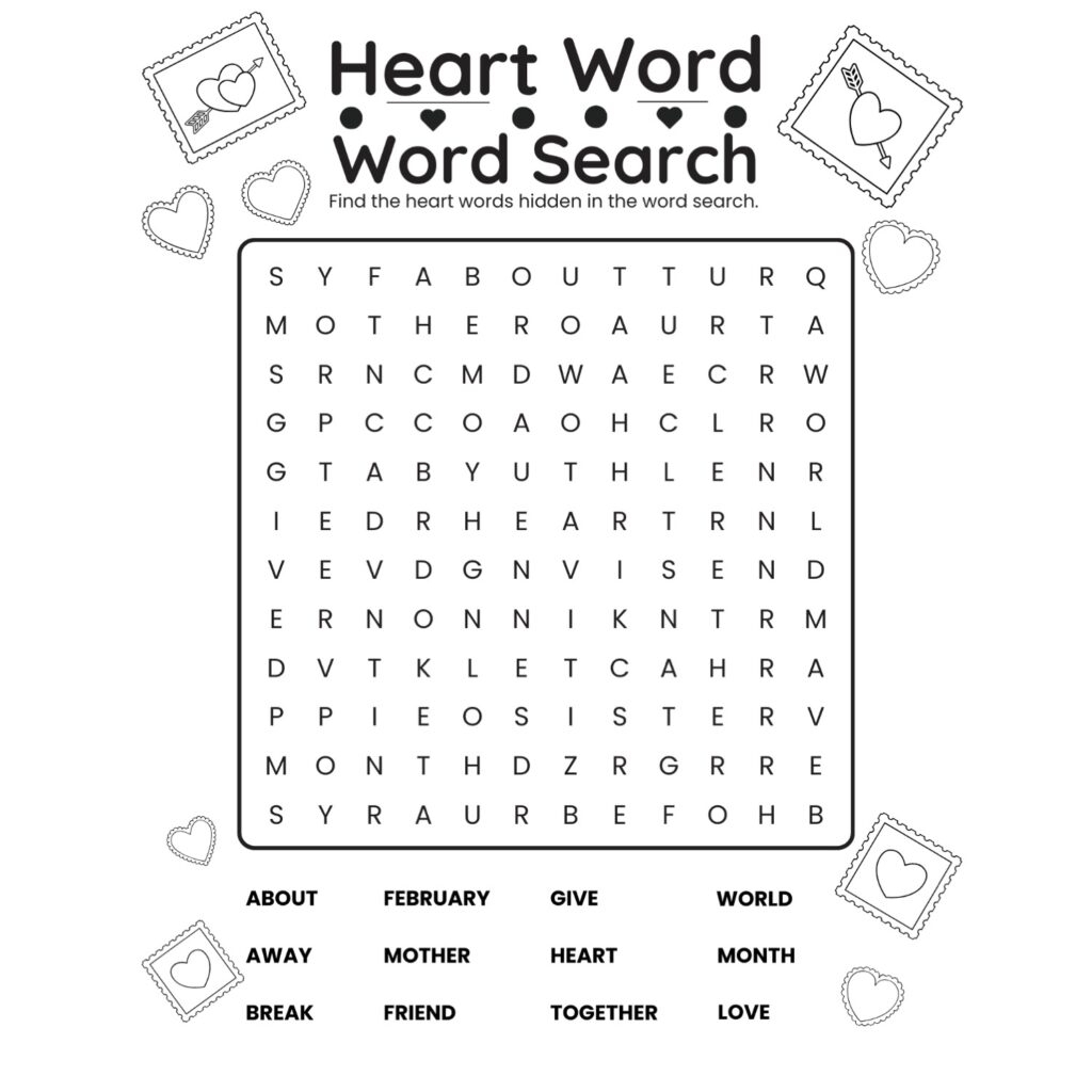 Printable Word Search Elementary