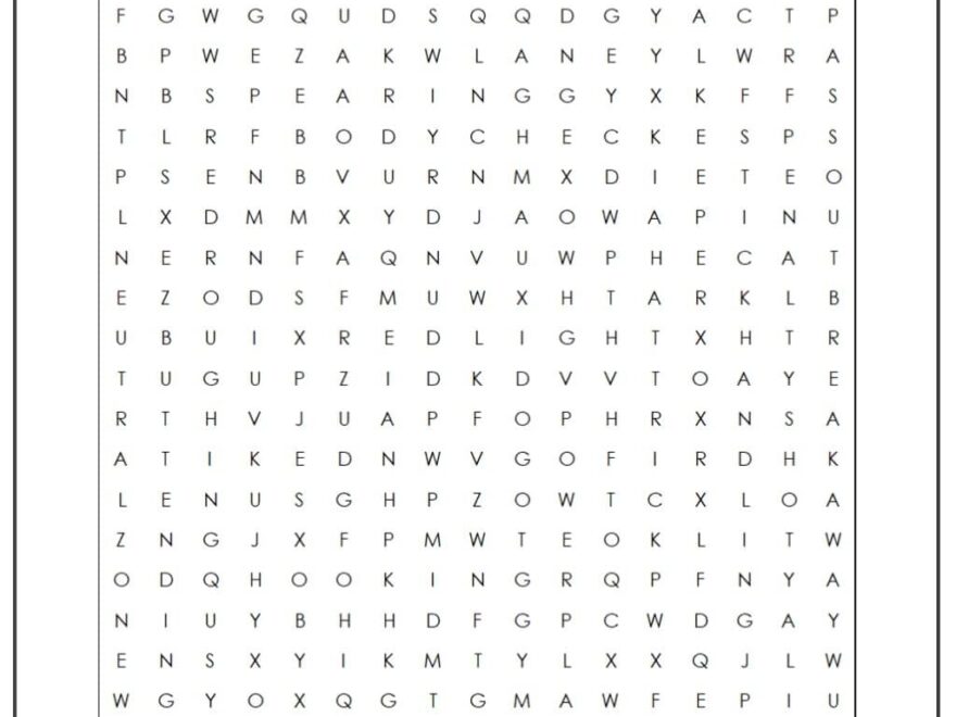 Hockey Word Search Monster Word Search