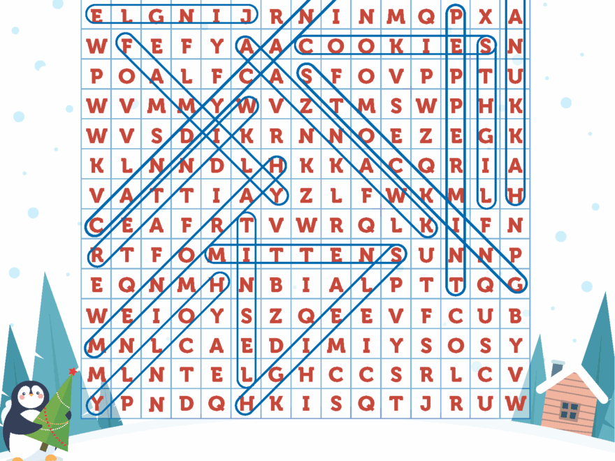 Holiday Word Search Printable Learning Resources