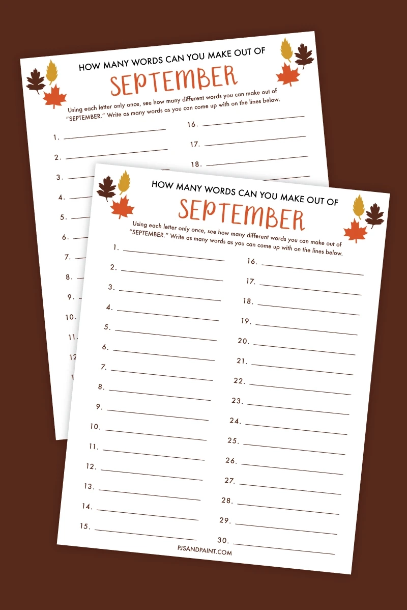 Word Search With Many Words Printable