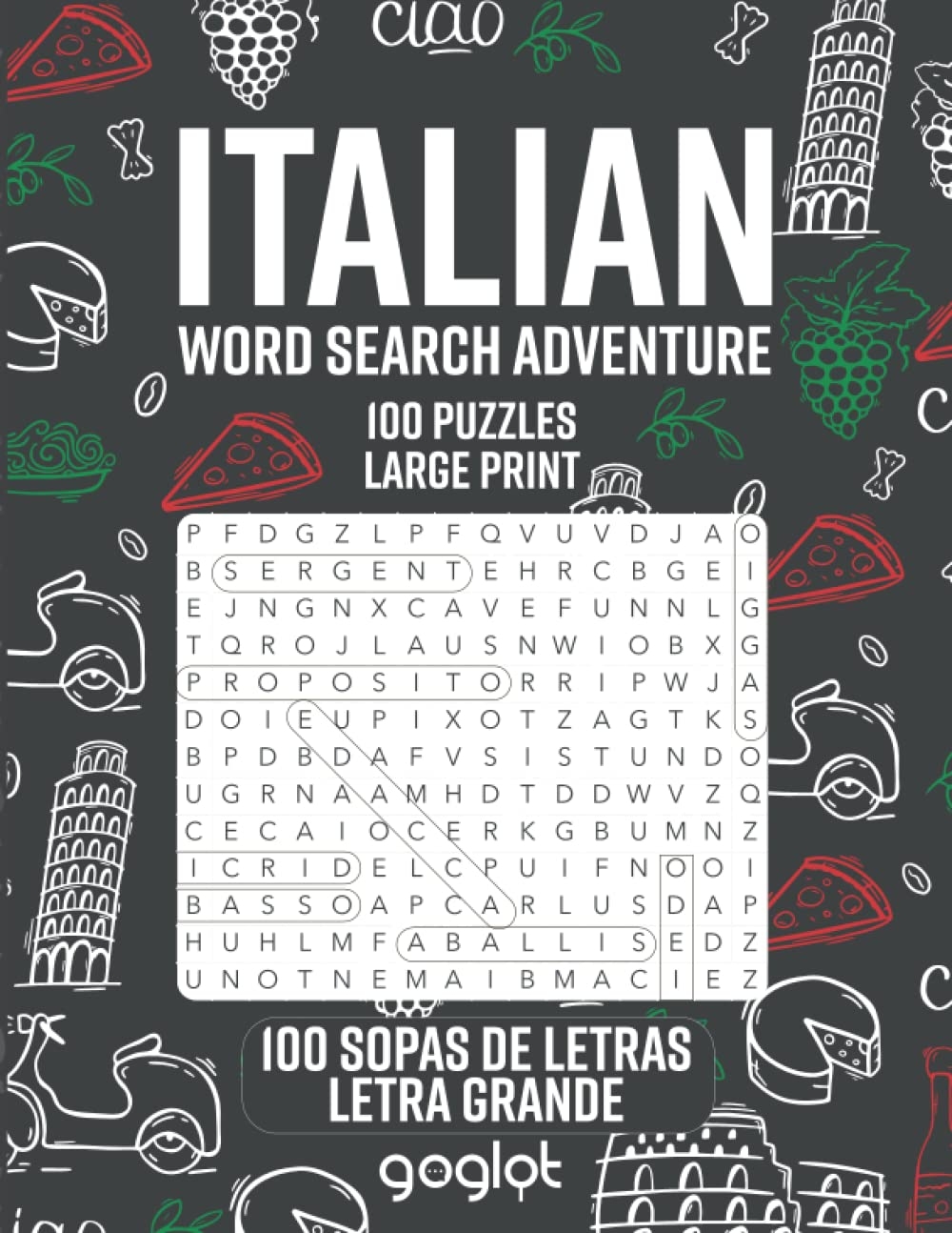 Printable Italian Word Search Puzzles