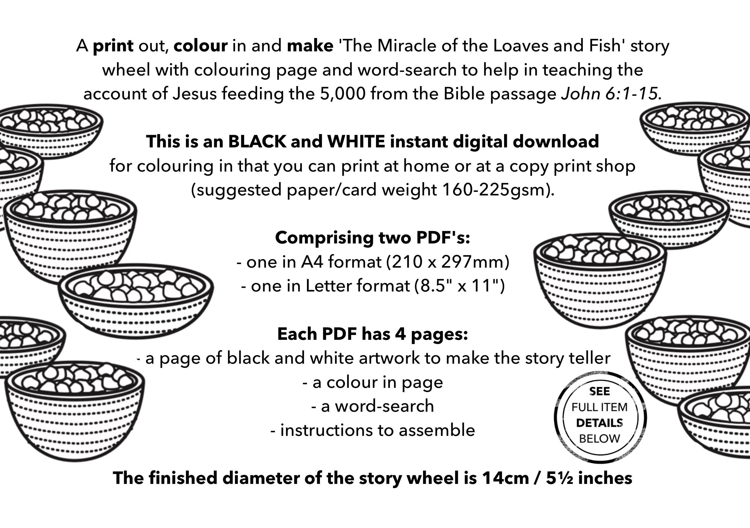 Printable Word Search For Feeding The 5000