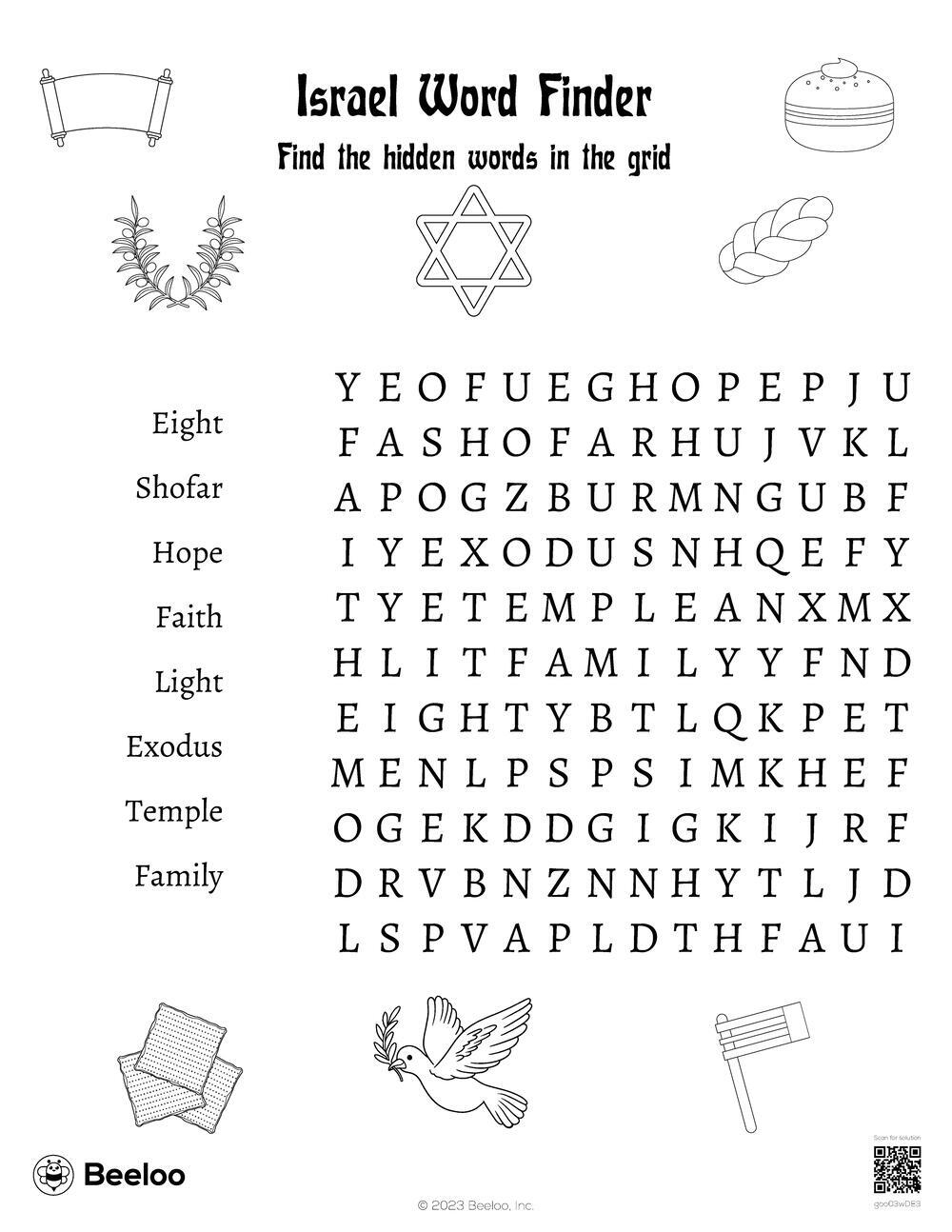 Small Word Searches Printable