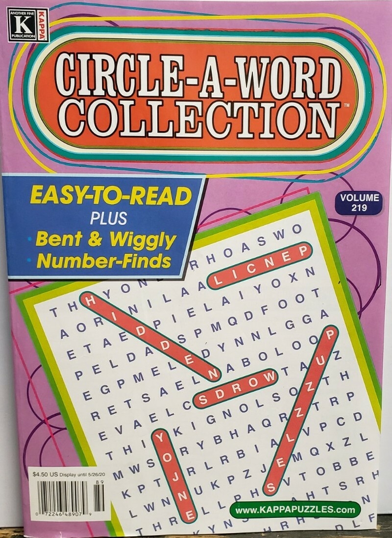 Kappa Circle A Word Collection Volume 219 Bent Wiggly FREE SHIPPING CB EBay