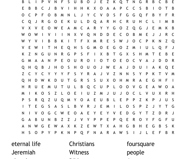 KidZone Word Search WordMint