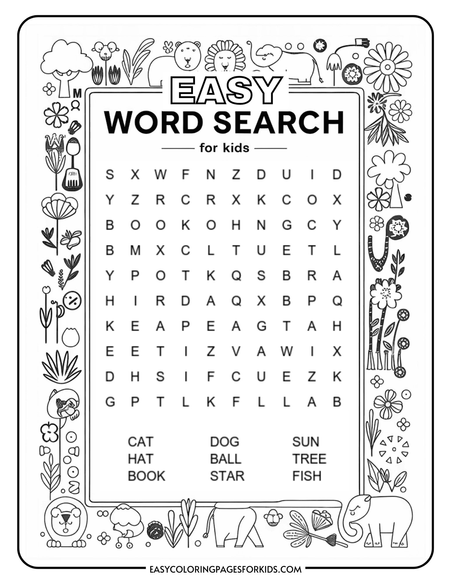 Pre Printables Newyears Eve Word Search