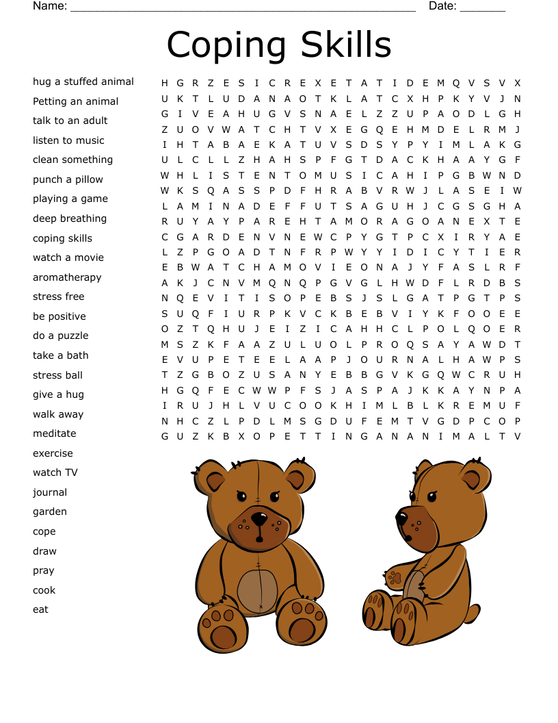 KISSES AND HUGS Word Search WordMint