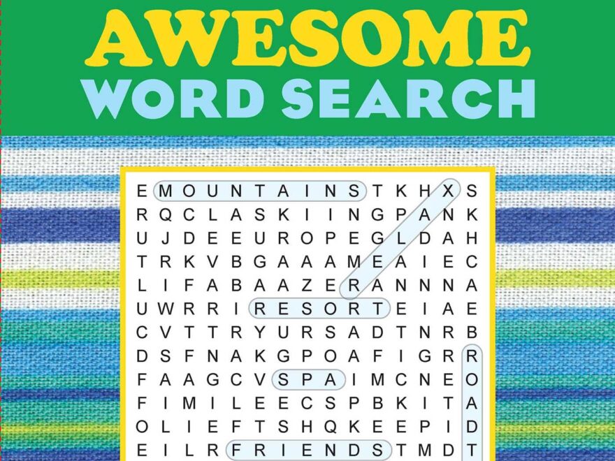 Large Print Awesome Word Search Book By Editors Of Thunder Bay Press Official Publisher Page Simon Schuster