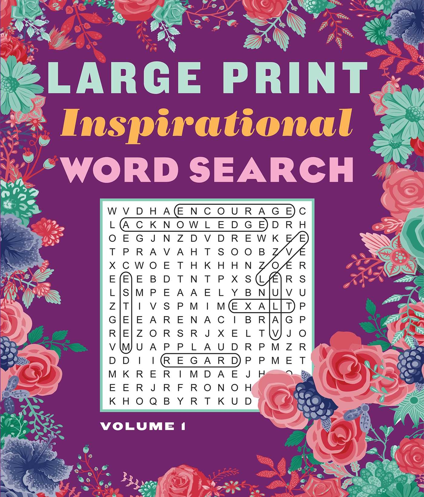Large Print Inspirational Word Search Volume 1 Book By Editors Of Thunder Bay Press Official Publisher Page Simon Schuster