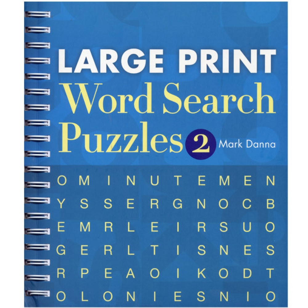 Printable Large Print Word Searches