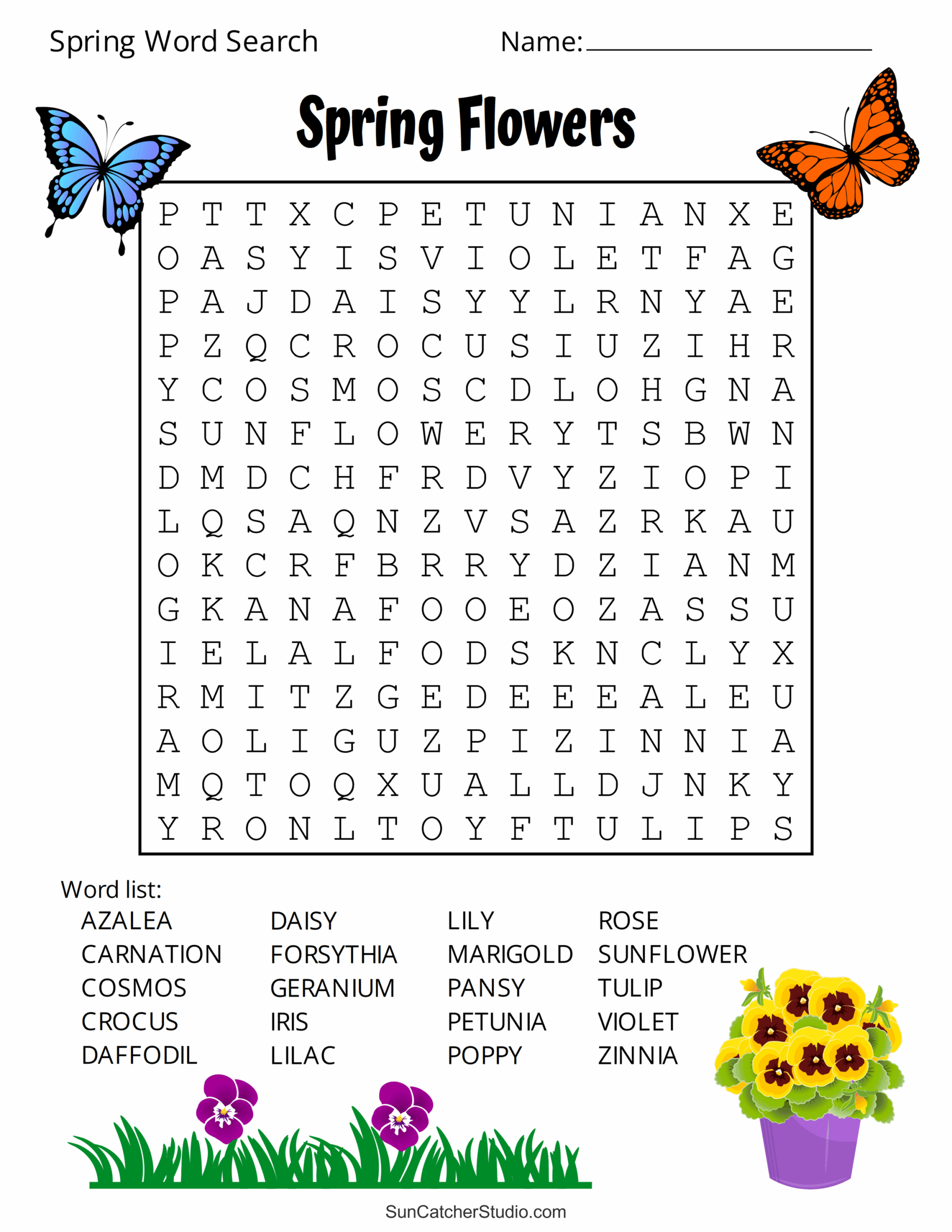 Large Print Word Search Puzzles Worksheets Library