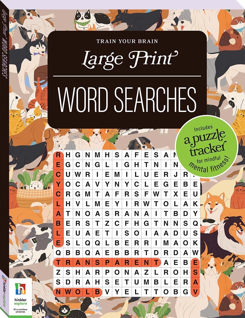 Large Print Word Search Printable