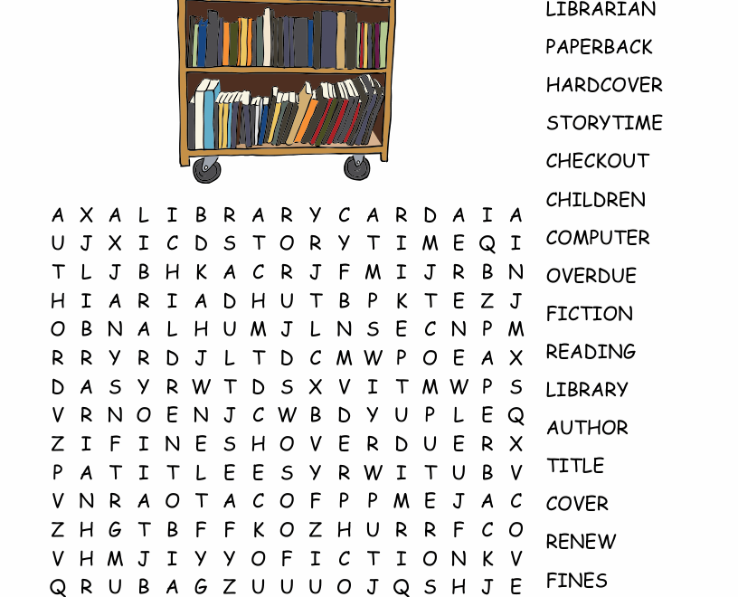 Library Word Search WordMint