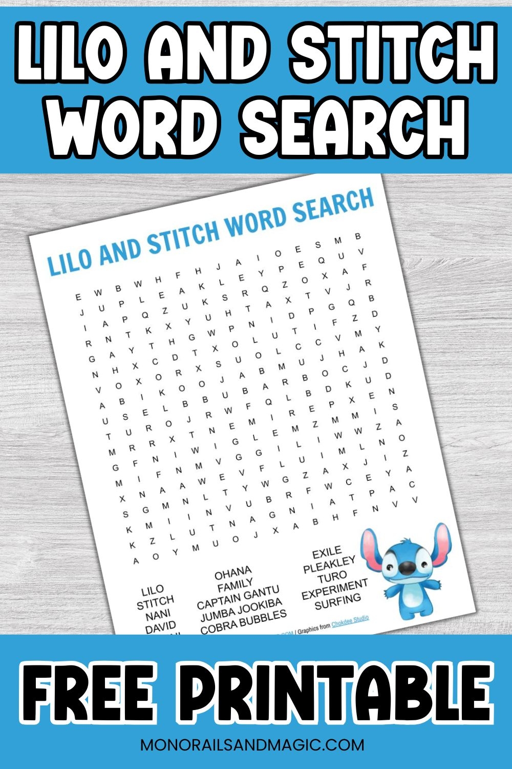 Free Printable Movie Themed Word Searches