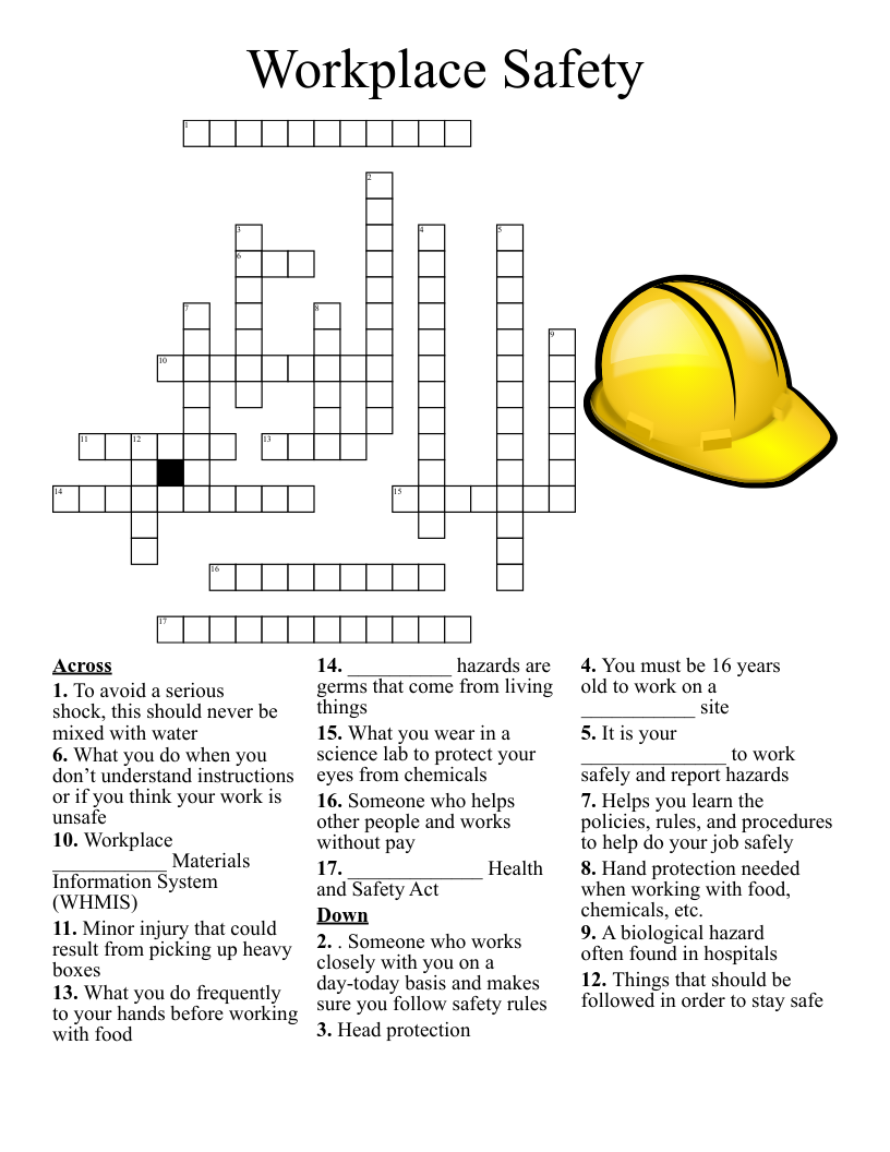 Livewires Health And Safety Word Search WordMint