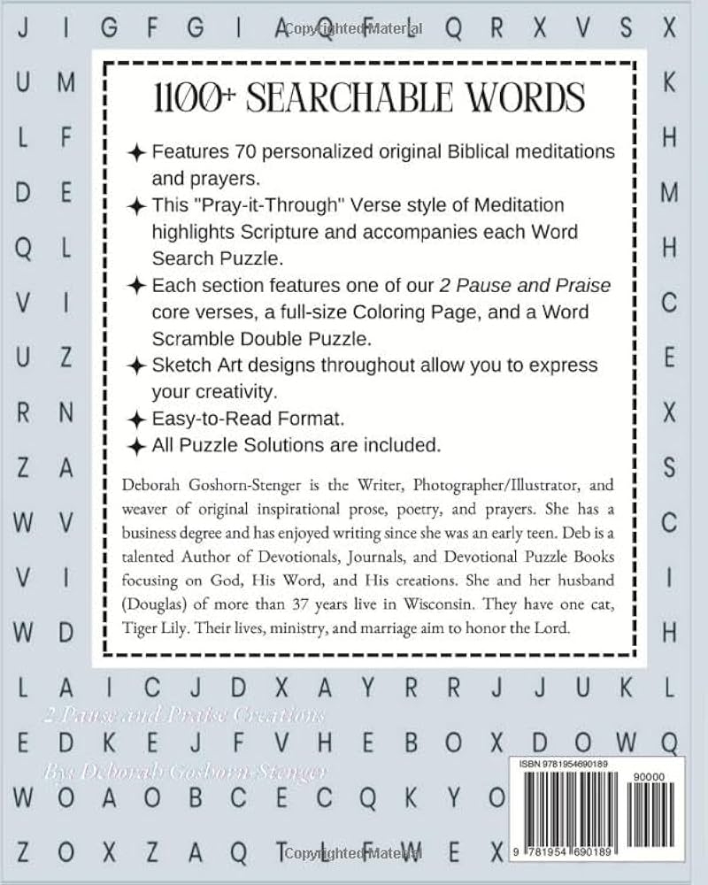 Free Printable Word Search Psalm 95