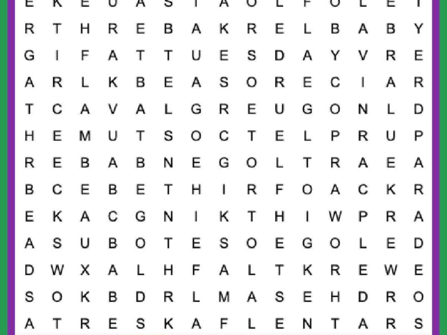 Mardi Gras Word Search With Answers Free Mardi Gras Printable