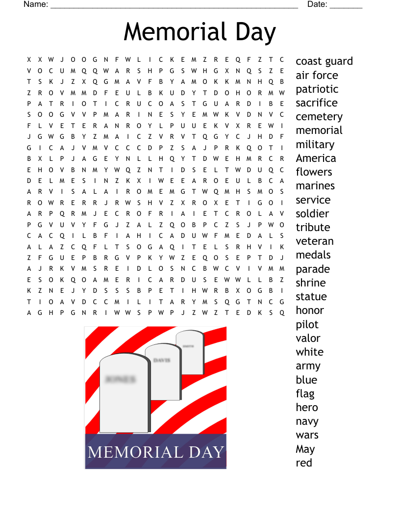 May Day Word Search Printable