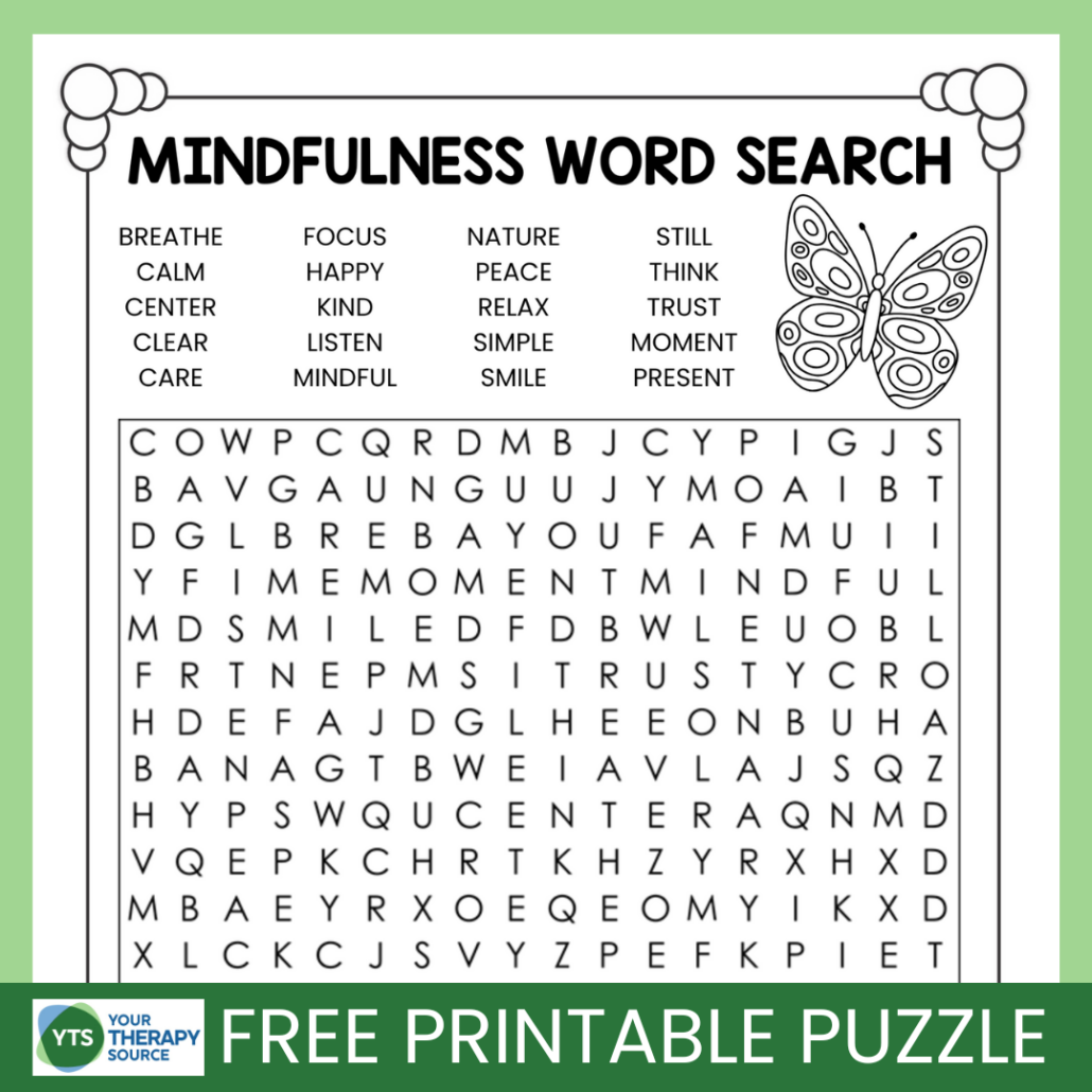 Easy Spelling Word Search Printable