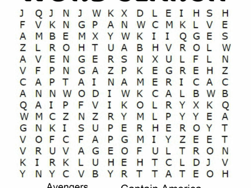 Movie Word Search Activity Shelter Worksheets Library