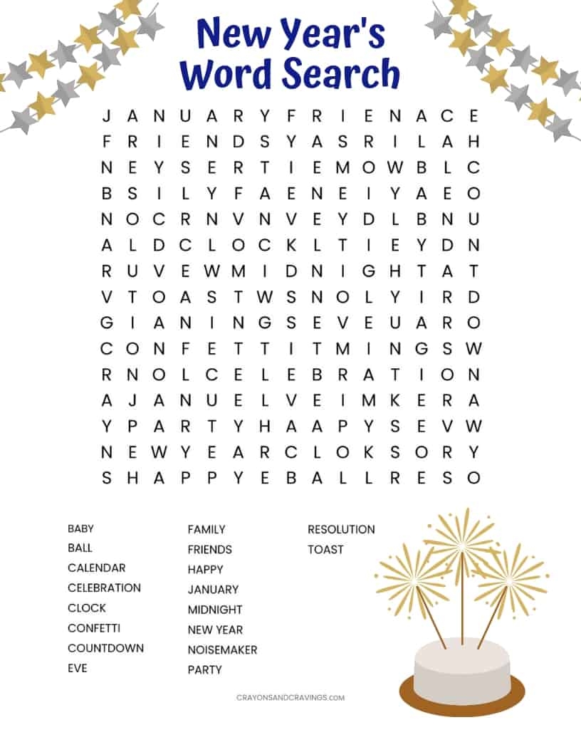 Jr High Printable Word Search