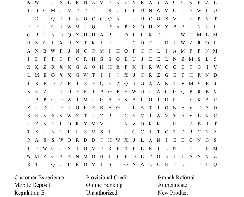 Online Fraud Word Search WordMint