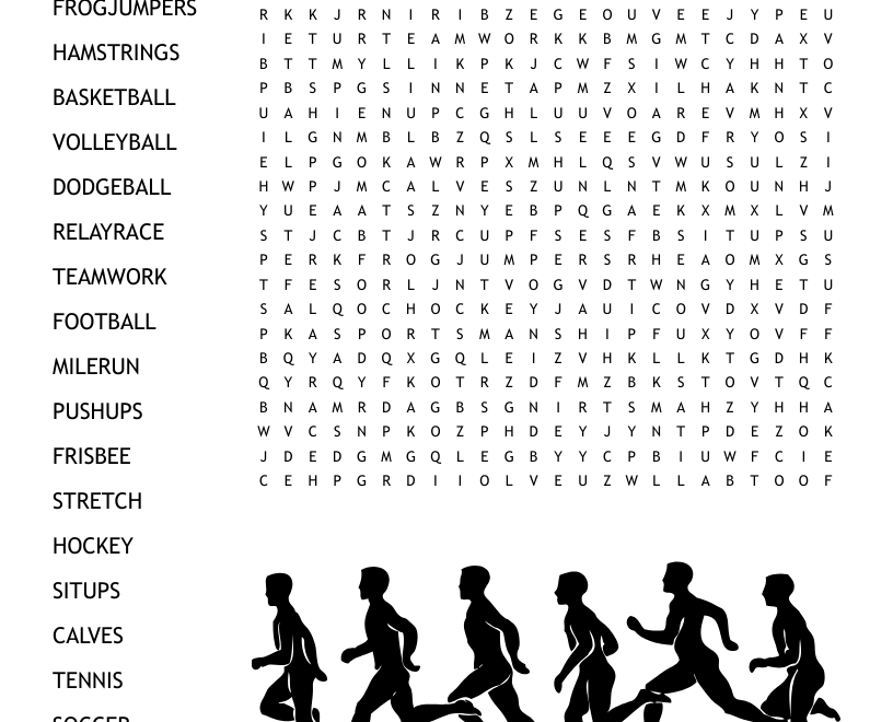 P E Word Search WordMint