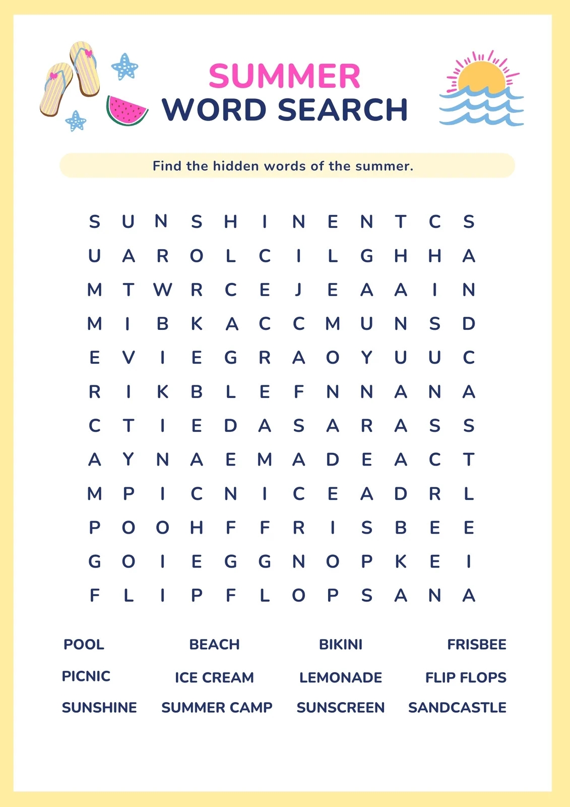 Page 2 Free Printable Word Search Worksheet Templates Canva