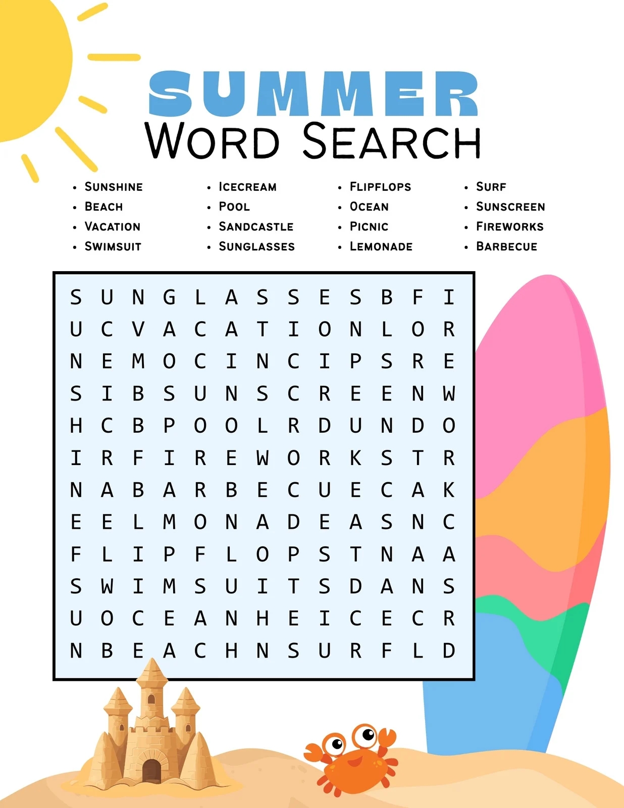 Page 2 Free Printable Word Search Worksheet Templates Canva